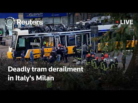 LIVE: Deadly tram derailment in Italy's Milan