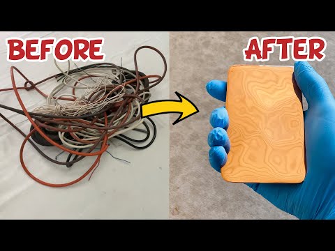 STRIPPING And MELTING Copper Wire - How To Strip Wire Easily & Melt Copper
