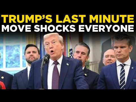 TRUMP LIVE: Trump’s Last-Minute Move Shocks The Entire Nation | US News LIVE | IRAN NEWS