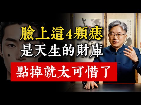臉上有痣先別點！老祖宗說這4個地方長痣，是老天爺送來的「錢袋子」！
