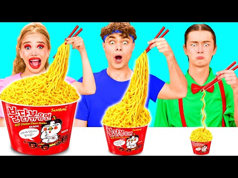 Desafio Grande, Médio e Pequeno De Placa | Situações Loucas na Cozinha por BaRaDa Challenge