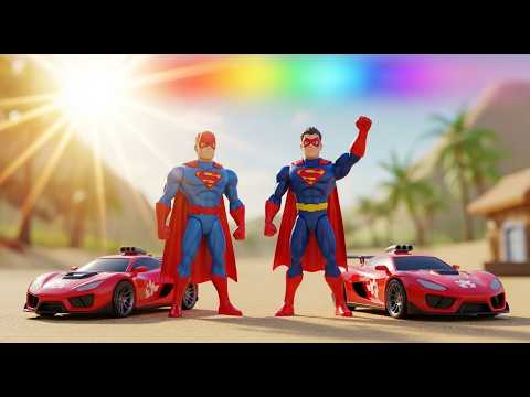 Superhero Team Mission Begins! Amazing Adventure 🦸‍♂️🦸‍♀️🌟 | 3D Kids Fun Story