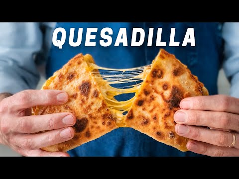 Truly Great Chicken Quesadilla (Homemade Tortilla & Chipotle Ranch)
