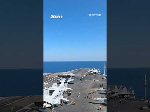 Incredible time-lapse shows USS Abraham Lincoln operating in the Gulf #iran #usnavy