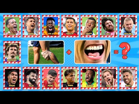 Guess The FOOTBALL PLAYER by Song, injury & THEIR Smile🩸🤕😊 |Ronaldo, Messi, Neymar 