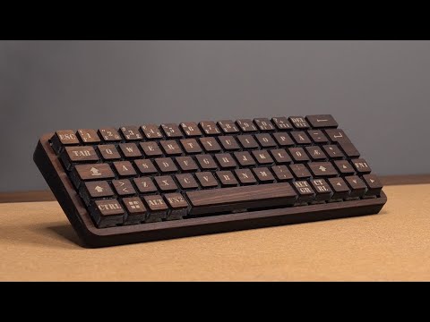 Building A Custom Keyboard With Real Wood