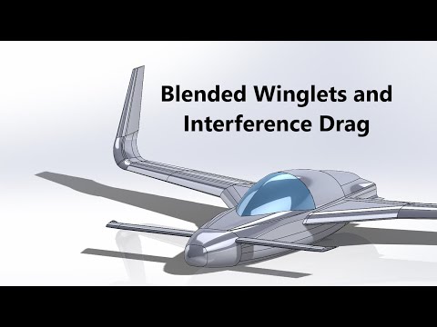 E-Racer Blended Winglet and Interference Drag CFD Analysis