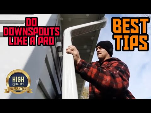 How To Do A Downspout! Basic DIY Guide From An Expert.