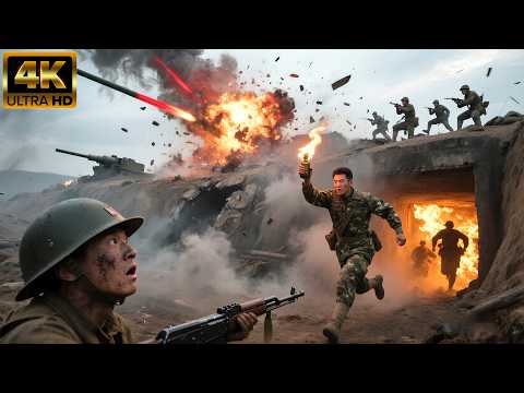 【2025最新戰爭大片】美軍豪言用砲火將志願軍趕出山洞，反被對手步炮協同戰術折服！| 戰火功夫堂Action Theater