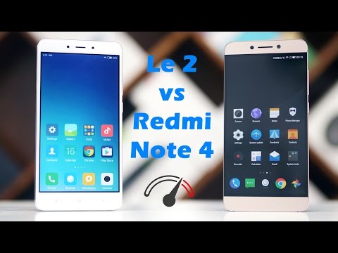 Redmi Note 4 vs LeEco Le 2 Speedtest Comparison