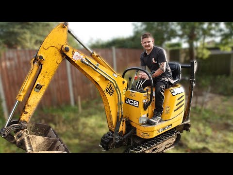 Excavating For My Workshop and Driving a Mini Digger(Badly) -  Workshop Build PT1