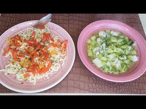 Daily menu for diabetics.