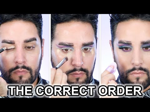 APPLY YOUR MAKEUP IN THIS ORDER | The Correct order to apply makeup