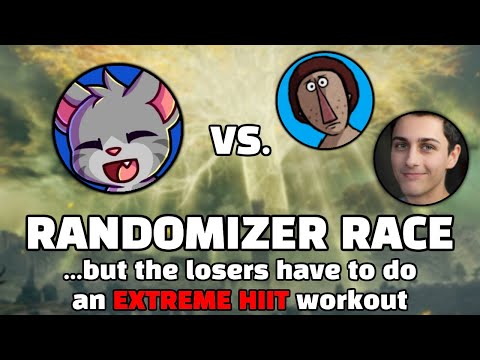 I challenged my friends to an Elden Ring RANDOMIZER RACE with extreme consequences...