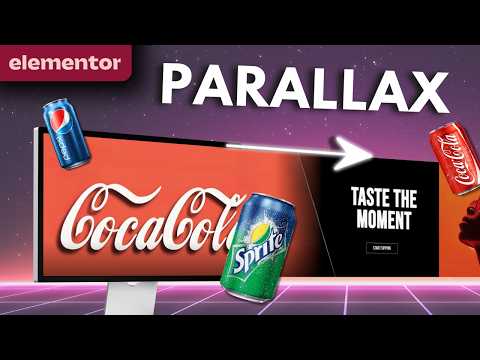 Horizontal Scrolling Parallax Effect in Elementor (FREE)