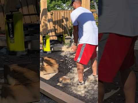 I took my planer out for a walk #woodworking #diy #tools #ryobi