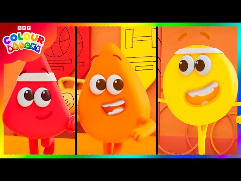 Colourblocks Best Moments | Colour wheels and rainbows 🌈 | Learn Colours - Cartoons For Kids