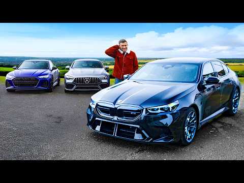 New BMW M5 v Audi RS7 Performance v AMG GT 4 Door: Which is best?