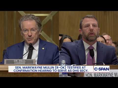 Exchange Over DHS Secretary Nominee Markwayne Mullin's Classified Travel