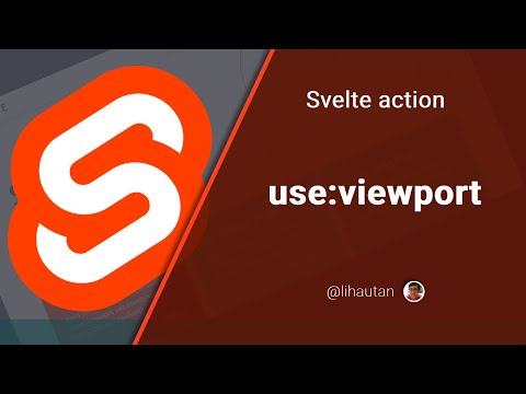 Svelte Action Examples: use:viewport