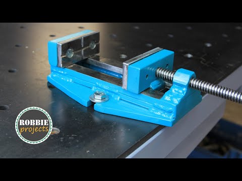 Making a drill vise for metal || DIY vise