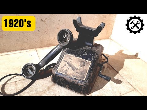 Restoration of a Siemens crank telephone from the 1920s 🇩🇪