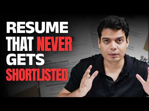 10 Common Resume Mistakes Every Developer Is Making #tanaypratap