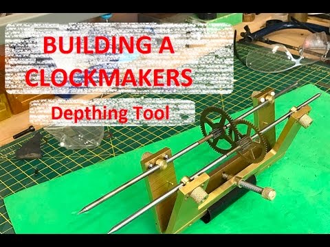 How to make a Clockmakers Gear / Wheel Depthing Tool   - Simple Design
