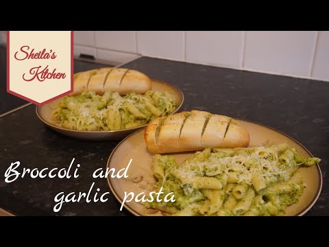 Broccoli and garlic pasta – a quick healthy dinner
