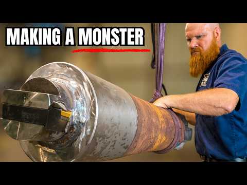 We Made a GIGANTIC Boring Bar (From A TRAIN AXLE!)