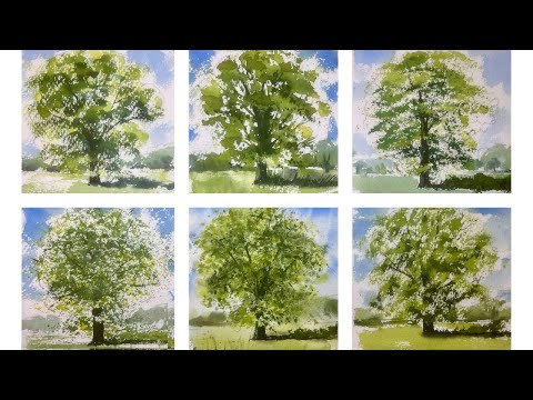 Six Gamechanging Tricks To Paint Trees In Watercolour