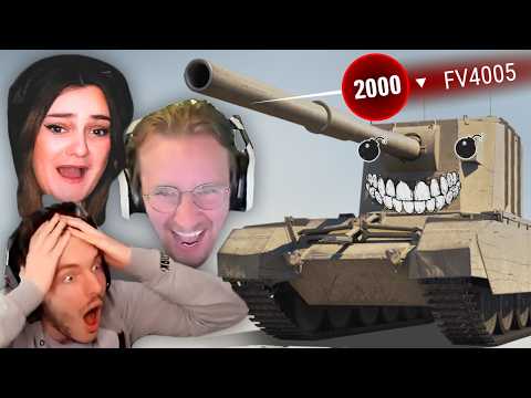 Streamers getting penetrated by FV4005 for 30 minutes straight