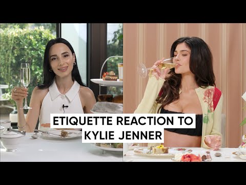 Kylie Jenner Eats 11 English Dishes Vogue - Etiquette Reaction by Jamila Musayeva