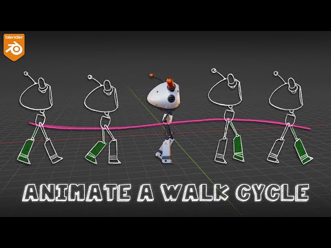 Animating a walk cycle in Blender | Beginner Tutorial