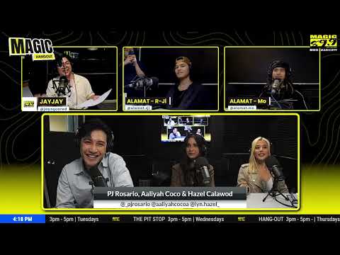 MAGIC HANGOUT with DJ JAYJAY ft. R-Ji, Mo, PJ Rosario, Aaliyah Coco AND Coach Hazel Calawod