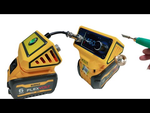 Build a Dewalt Battery Soldering Station - MAKITA DEWALT BATTERY POWERED