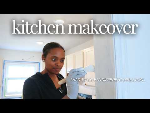 DIY BUDGET KITCHEN MAKEOVER EP 9 | I had to start all over... | Getting Closer to the Finish Line