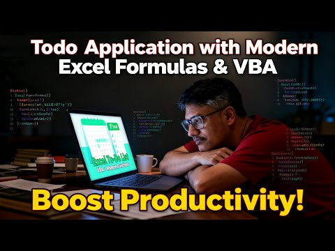 Excel To-Do List with Calendar | VBA + Modern Excel Functions Tutorial