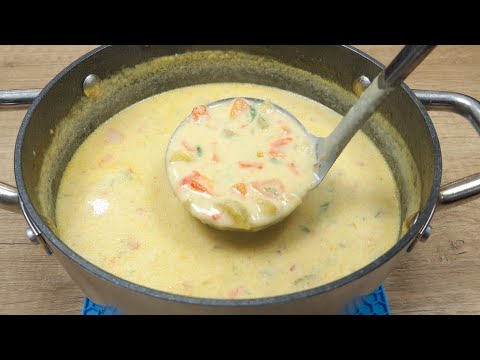 The most delicious soup I've ever eaten. Norwegian cream soup. You will love it