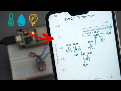 ESP32/ESP8266 Plot Sensor Readings in Real Time Charts - Web Server