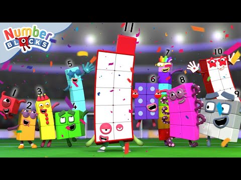 GOAL! | Football Celebration Moments | Learn to Count | @Numberblocks