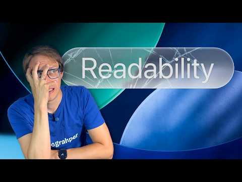 Apple’s Liquid Glass Shatters Typography