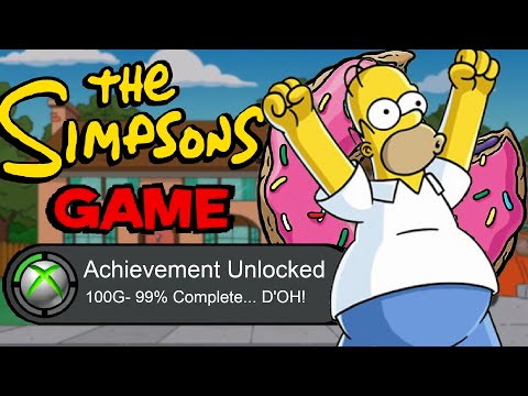 I Got EVERY Achievement in The SIMPSONS GAME