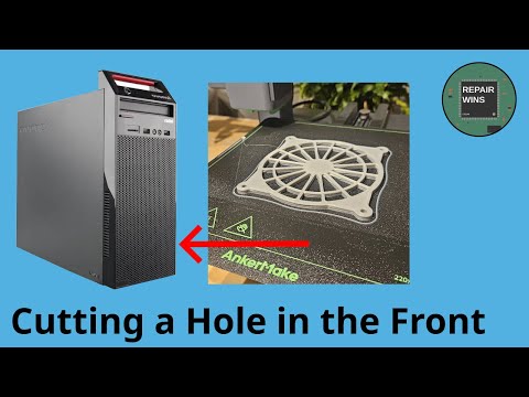 Heavily Modded Custom Sleeper PC - Cutting Fan Hole, Wiring Power Button, Temporary Use - (Part 3)