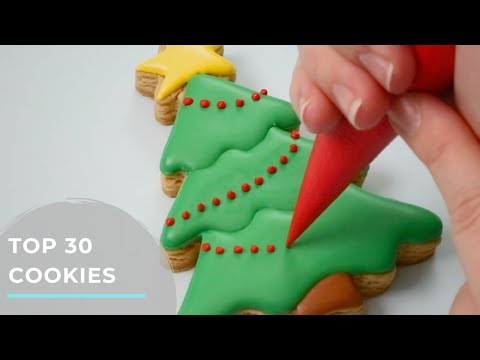 TOP 30 CHRISTMAS COOKIE DESIGNS | SATISFYING VIDEO