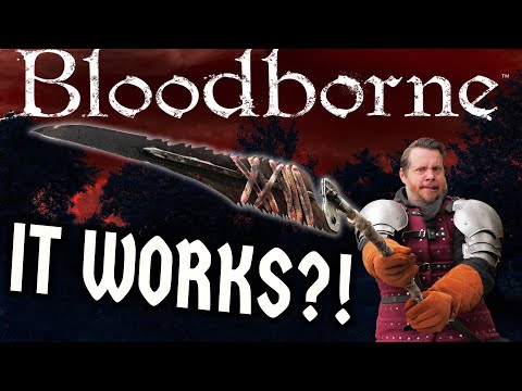 THIS ACTUALLY WORKS?!? Real BLOODBORNE Weapon Tested?! The Sawspear