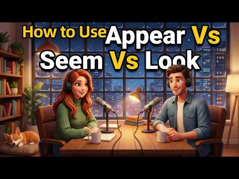 How to Use LOOK, SEEM & APPEAR in Everyday English | Daily English Conversations | English Podcast