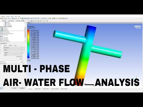 ANSYS FLUENT - Air-Water Multiphase Flow Analysis Tutorial || Ansys Fluent CFD Analysis Tutorial