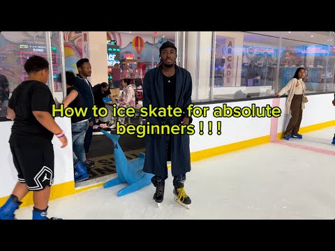 Tutorial on how to ice skate for absolute beginners!!!