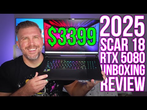 2025 Scar 18 (5080) Unboxing Review! Most Beautiful Laptop Ever! 20+ Benchmarks and Test!  Part 2